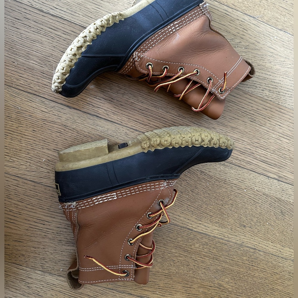 Like New Llbean Bean Winter Snow / Rain Brown Boo… - image 4